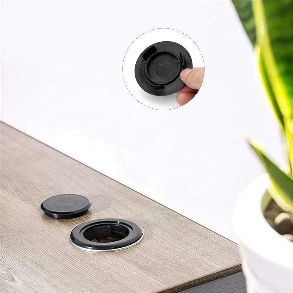 Hole Ring Plug Ring Cover Inner and Outer Diameter 50mm*76mm Umbrella Pole Hole Cover Black for Outdoor Terrace Table Umbrella