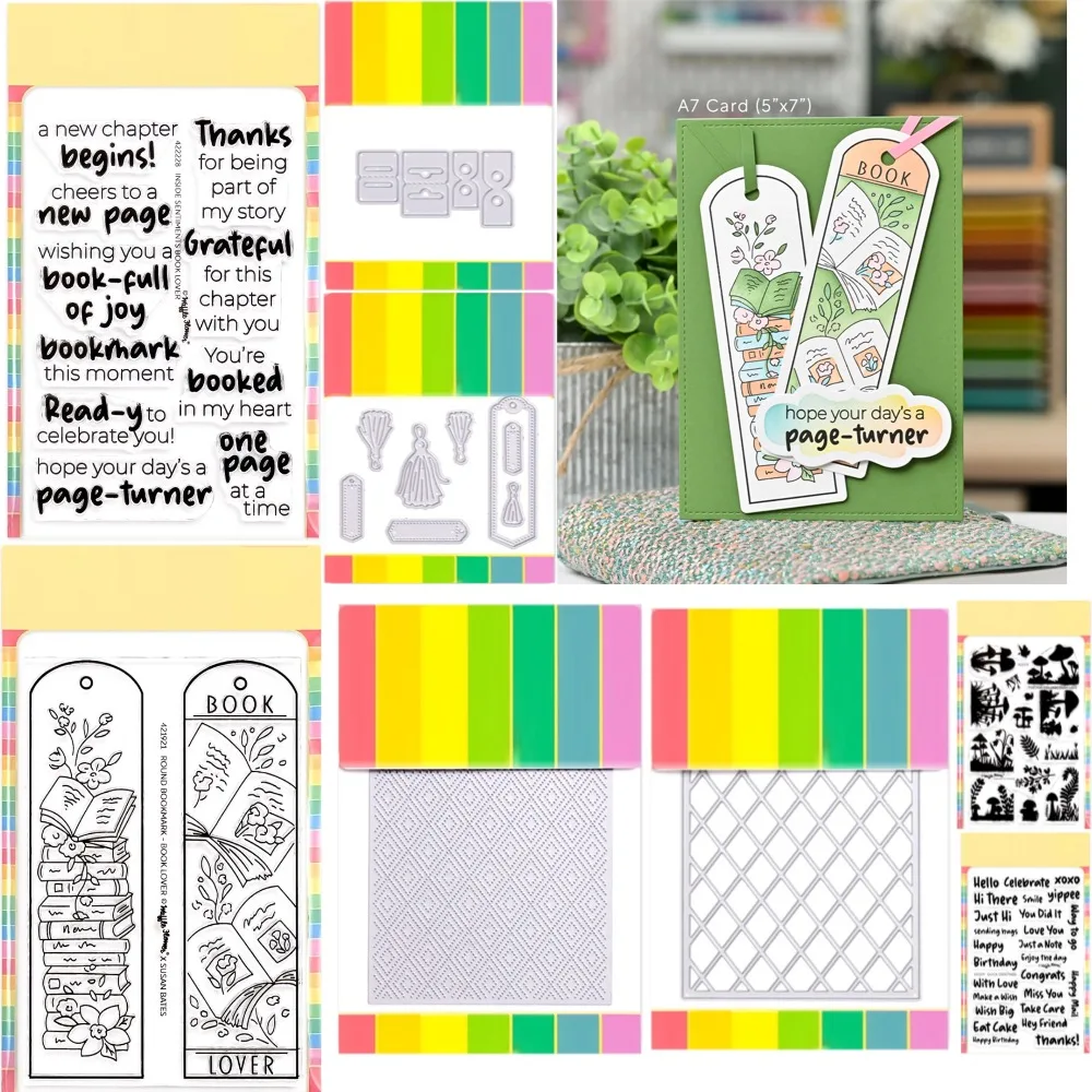 

new Nesting Postage Collage Blocks Stamp 2025 Cutting Dies Craft Embossing Make Paper Greeting Card Making Template DIY Handmade