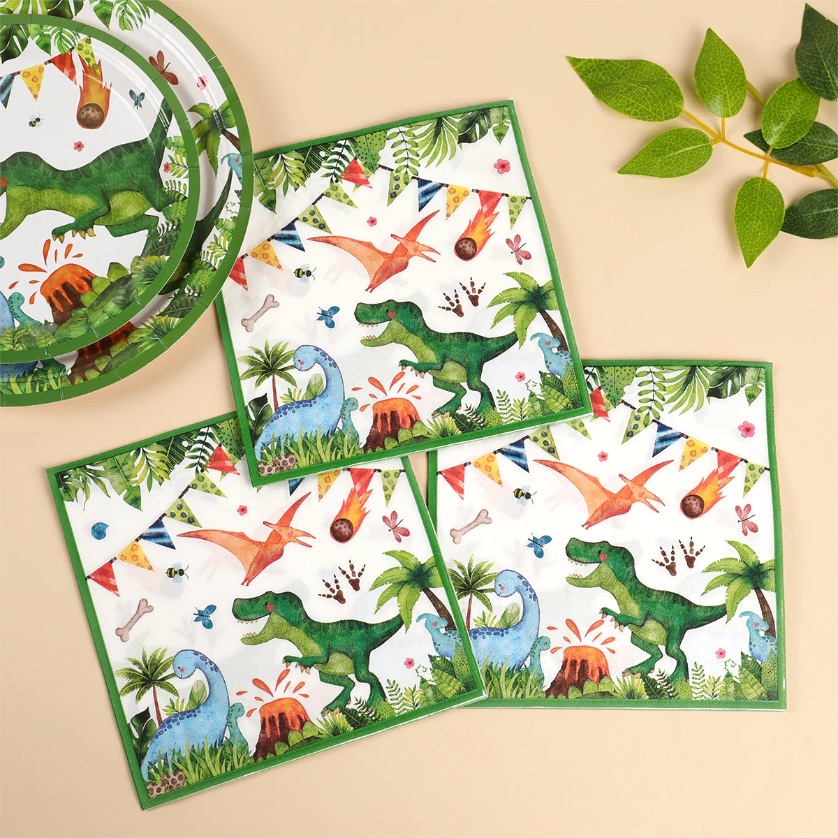 Dinosaur Disposable Tablecloth Dinosaur Birthday Party Decorations Kids Boy Baby Shower Jungle Dino Birthday Party Supplies