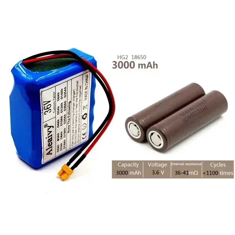 

GO For M365 MIJIA Pro Scooter 36V 3Ah 10S1P 18650 Lithium ion Battery Pack Extended Range Charge And Discharge XT30 Plug +15A BM