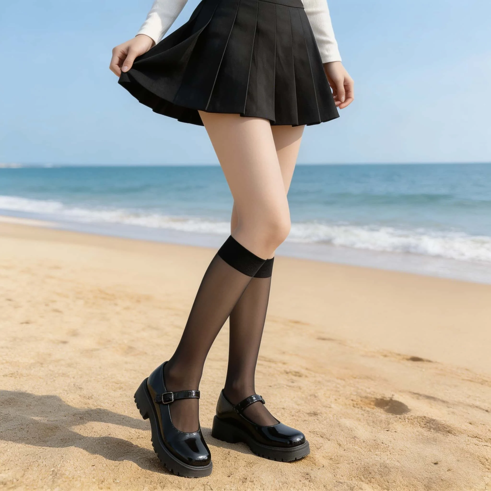 Women Crystal Socks Summer Thin Sheer Calf Socks Transparent Silicone Ladies Ankle Stockings Glass Silk 3Pairs