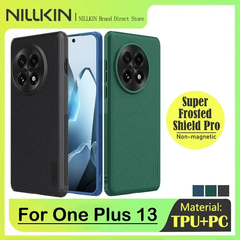 Nillkin Super Frosted Shield Magnetic Case for Oneplus 12, Oneplus 13 5G, MagSafe Compatible, 360 full PC Hard Matte Back Cover