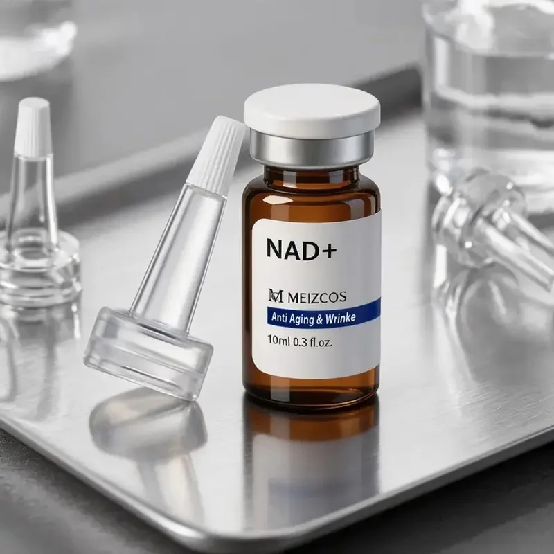 2 BOX 10ml NAD Hyaluronic Acid 0.25mm Microneedles Serum Ampoule Skin Booster  Firming Anti-Wrinkle Repair Hydrating JJ4787