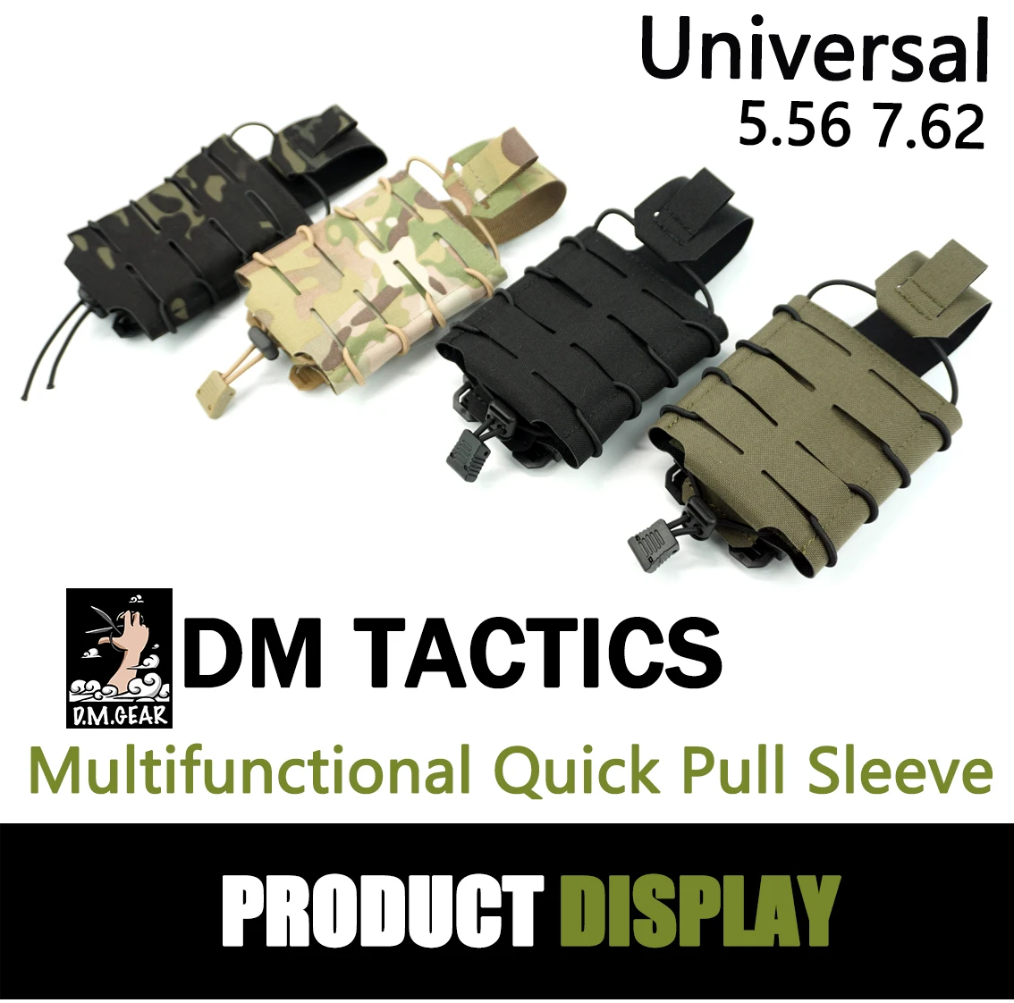 Zestaw DMGear Universal 556/762 Molle sub-pack wielofunkcyjna, regulowana taktyka amunicji