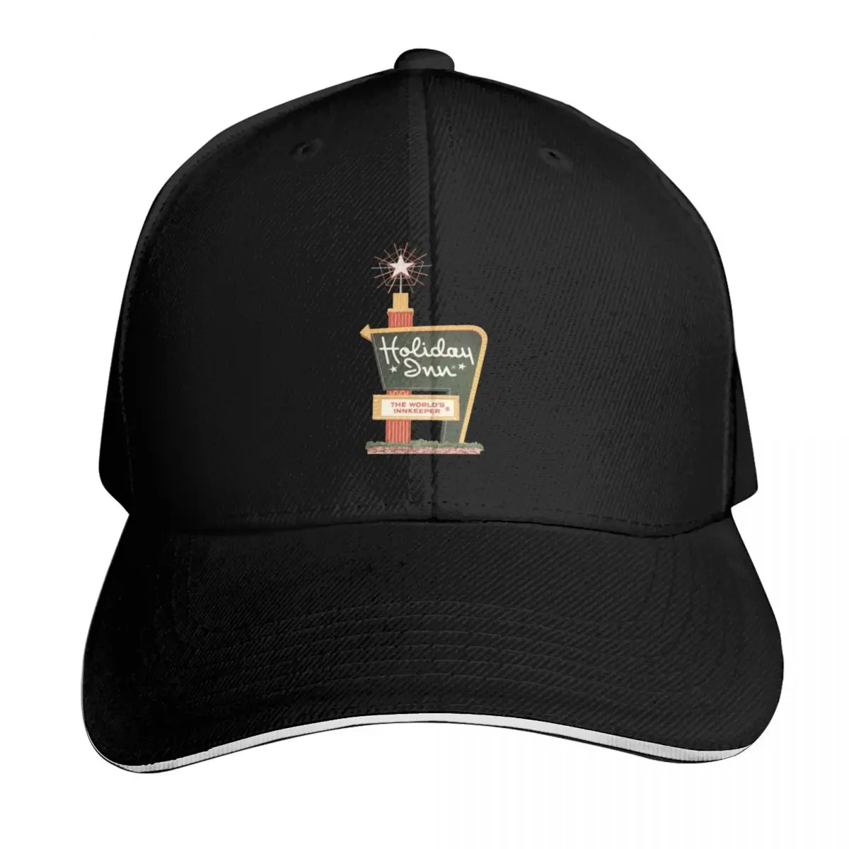 

Vintage Style Holiday Inn Sign - Authentic Mid Century Baseball Cap Mountaineering Rugby Women's Hats Men's