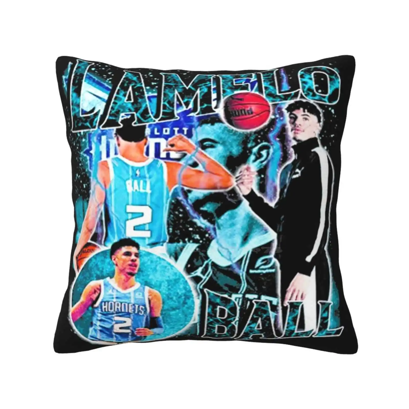 Lamelo Ball Home Sofa Car Waist Throw Pillowcase Lamelo Ball Basketball Lonzo Ball Bbb Big Baller Brand Lavar Ball Sports