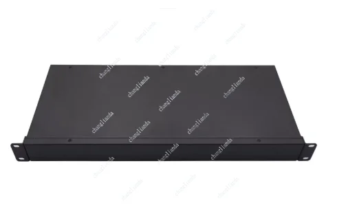 1U Industrial Chassis Short 250 Deep Aluminum Panel Hidden Vents Power Supply Industrial Chassis
