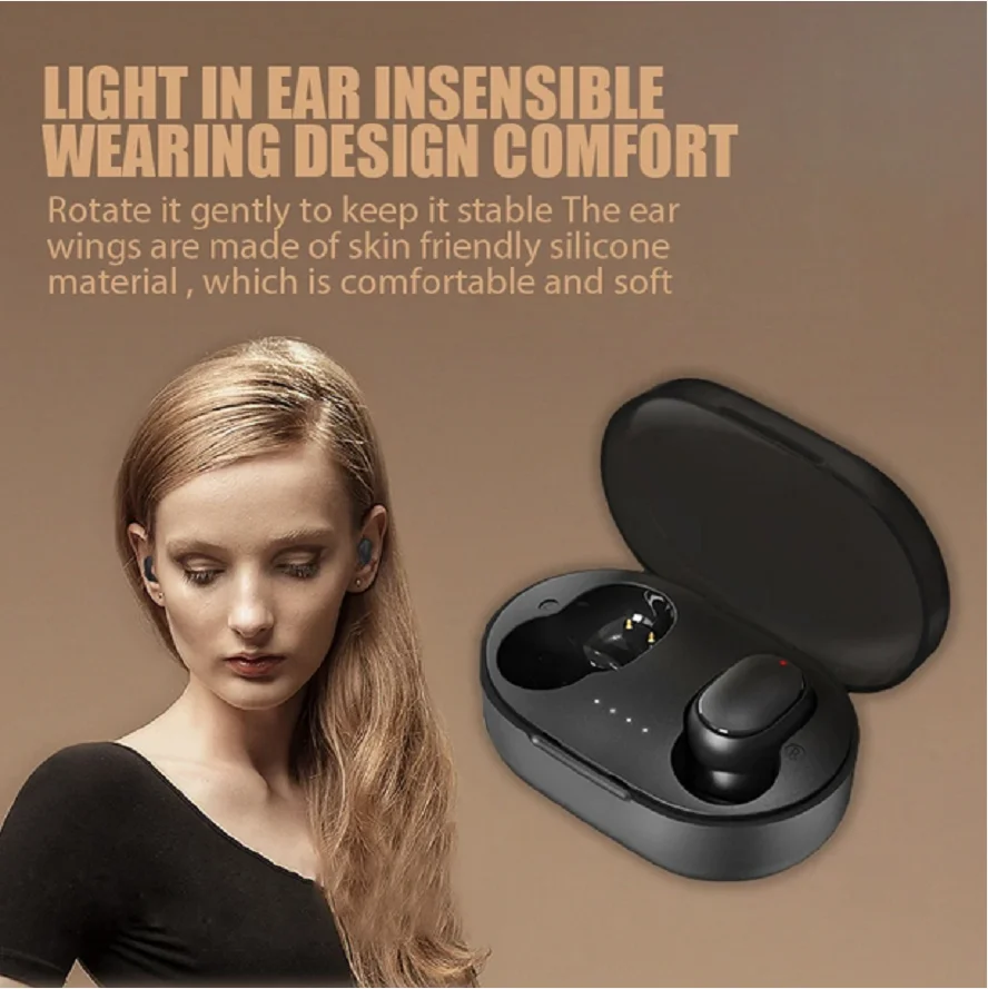 

Беспроводные наушники TWS, Bluetooth 5,1, гарнитура A6R, стереогарнитура с HD звуком и зарядным устройством