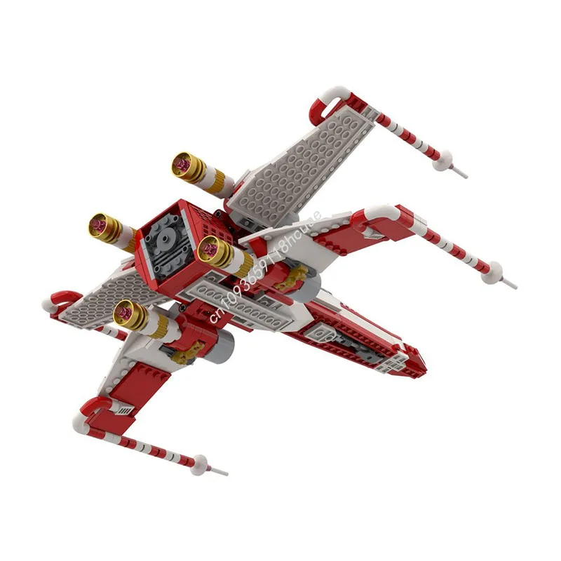 539pcs Star Battle Christmas X Wing (75301) Starfighter Model Building Blocks Diy Education Assembly Toys Kids Christmas Gifts