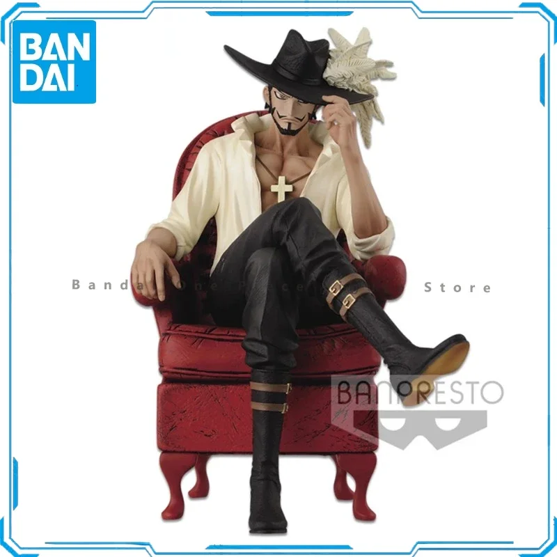 

In Stock Original Bandai BANPRESTO Dracule Mihawk Action Figures Animation Toys Gifts Genuine Collector Anime Hobby Model