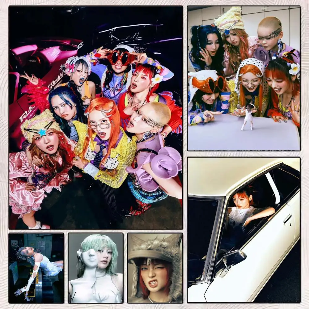 الهيب هوب فتاة باردة X-XG المشارك HD الفن جدارية الجدار ملصق مقاوم للماء خمر طباعة ديكور للمنزل الديكور DIY بها بنفسك دائم #1