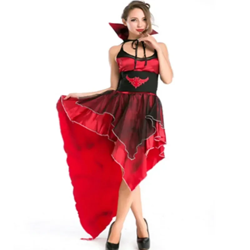 Halloween Cosplay Enge Duivel Carnaval Party Fancy Dress Vrouwelijk Kostuum