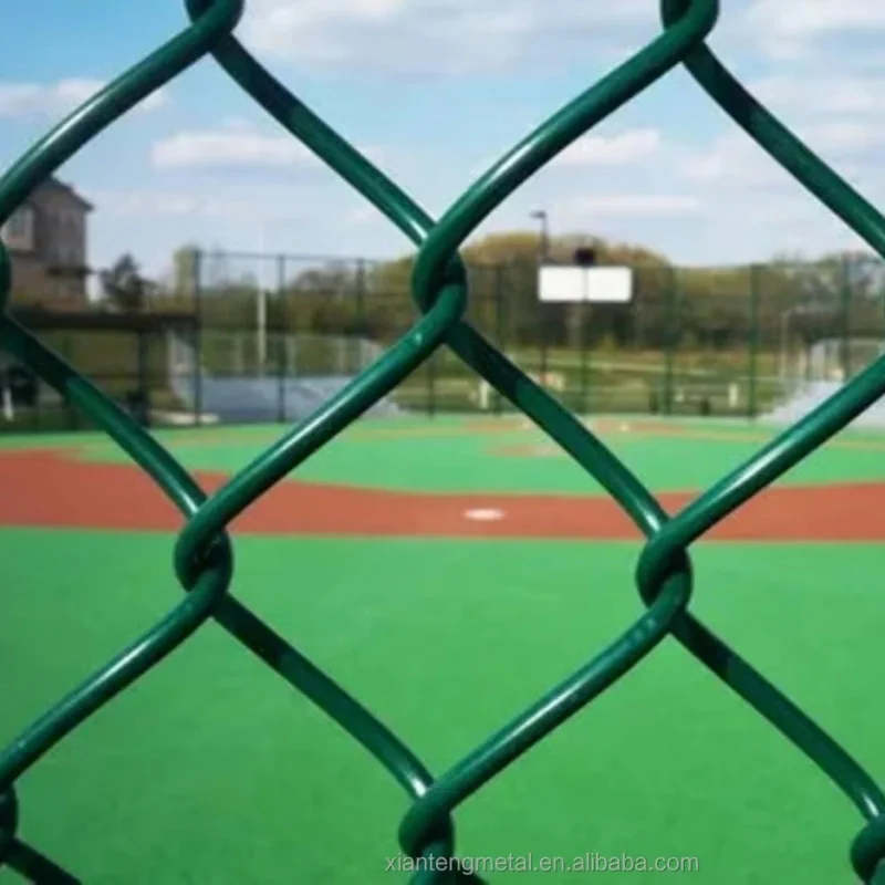 custom.Hot Selling Galvanized Steel Sports Field Fence Net Basketball Court Field Chain Link Fence Stadium Cyclone Wire