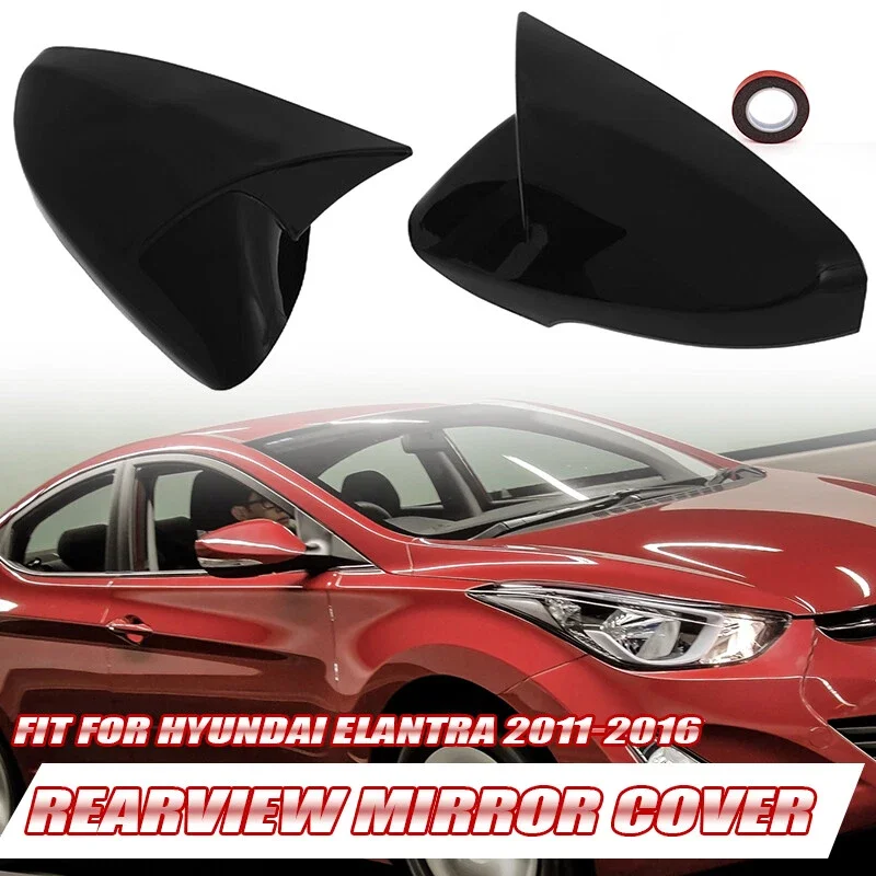 

Для Hyundai Elantra Veloster Accent 2012-2016 Автомобильное боковое зеркало заднего вида, крышка крыла, наклейка на внешнюю дверь, накладка из углерода