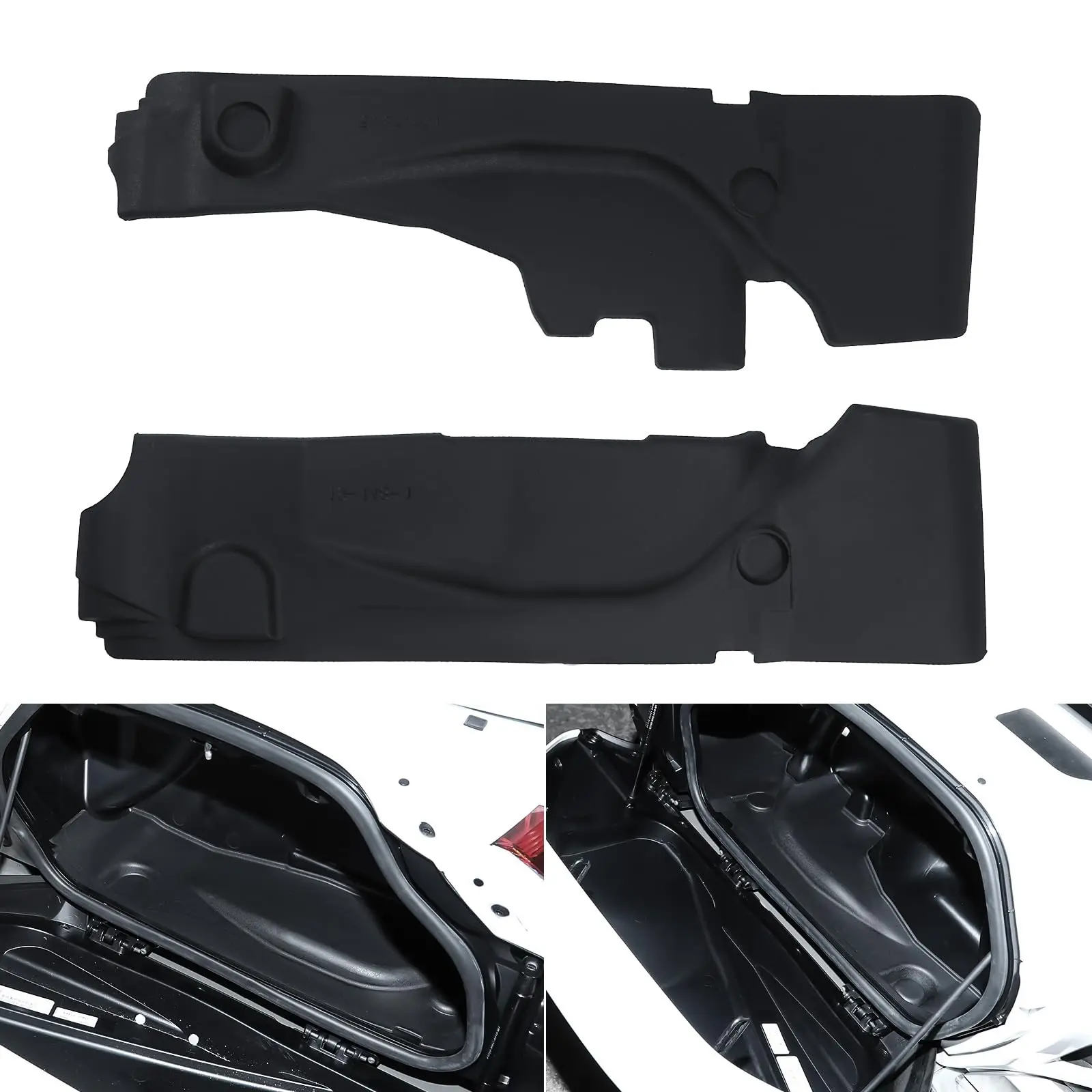 

TPE Recyclable Trunk Liner Pad For Motorcycle Side Saddlebags 2018–2024, 2 Pieces