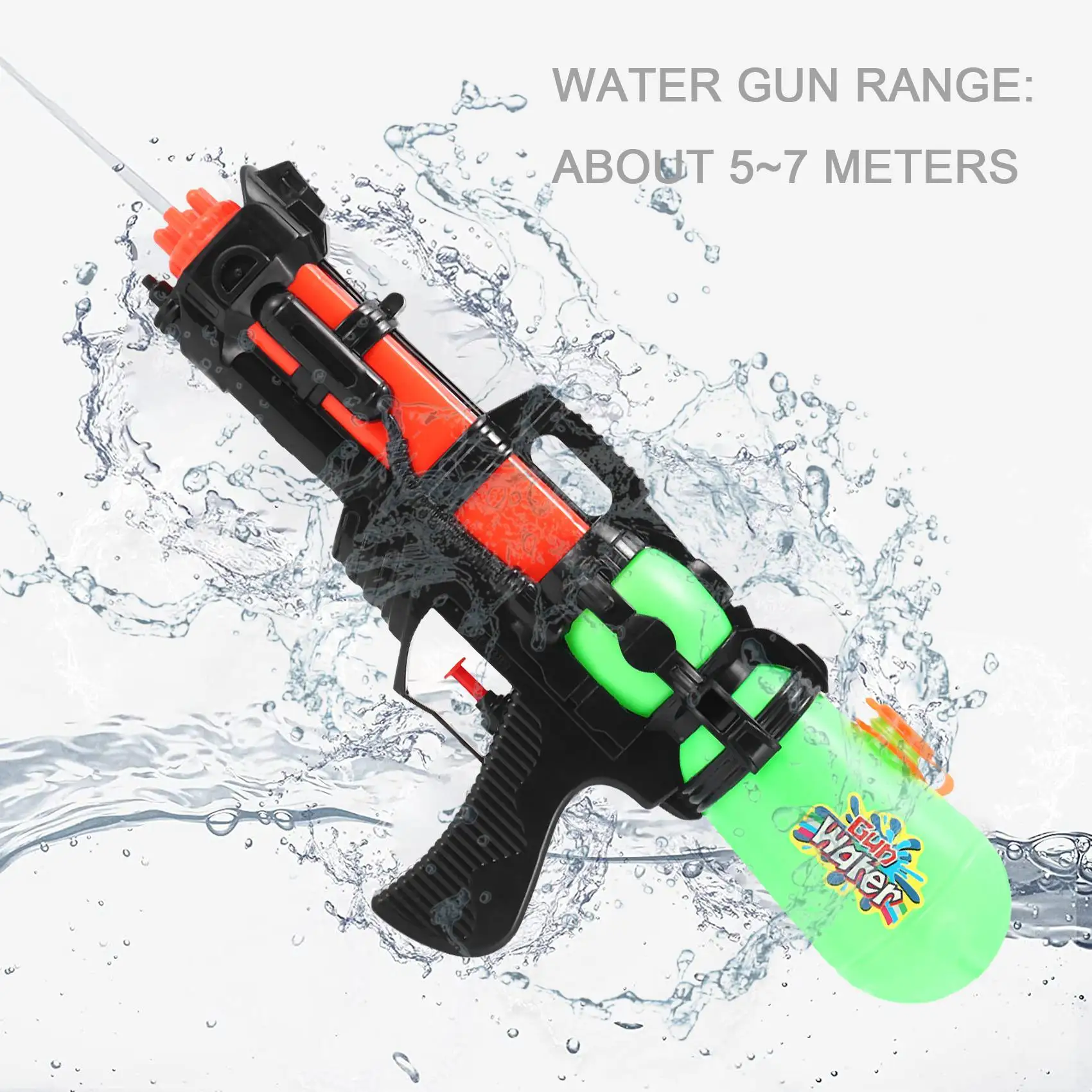 Aspersores de agua ecológicos para niños, chorros de agua de muñeca para niños de verano, aspersores de plástico para agua de playa