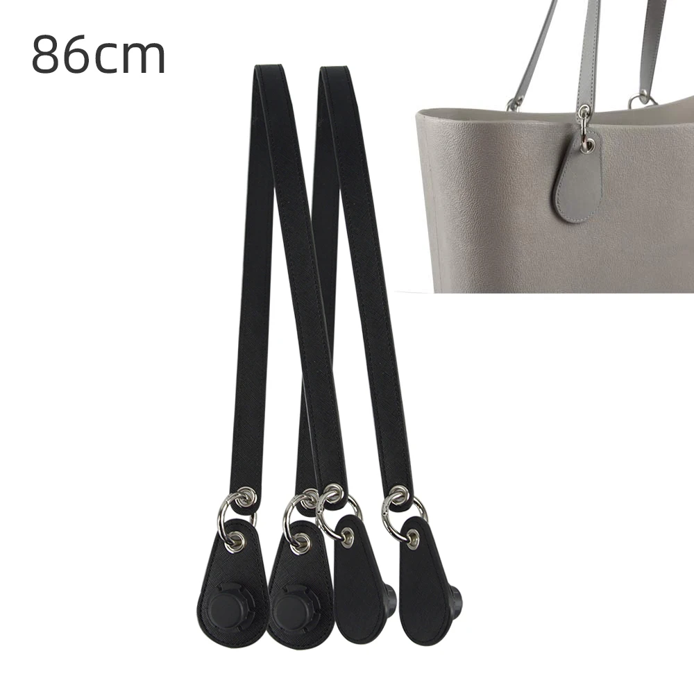 Tali Pegangan Kulit Model Cincin Panjang 1 pasang untuk Tas Tangan Wanita Classic Mini Obag Basket City Chic O Bag