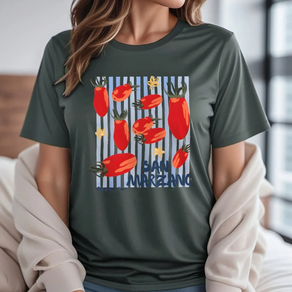San Marzano Grafik T-Shirt Y2K Übergroße Streetwear Männlich Weiblich Kurzarm Tops Baggy Komfort Top Kleidung Für Sommer Frühling