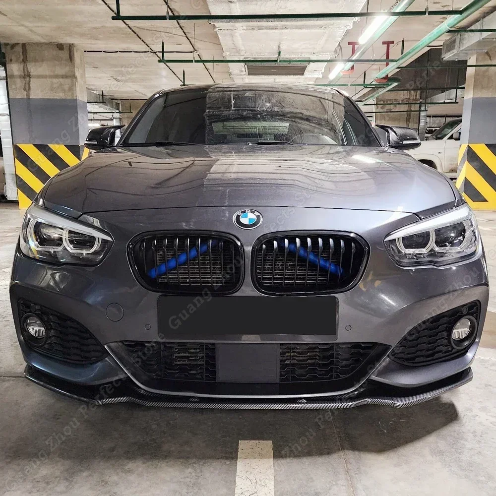 Frontstoßstange Lip Splitter Diffusor Body Kit Spoiler für BMW 1er F20 F21 M-Pack Facelift M118i M120i M135i M140i 2015-2019