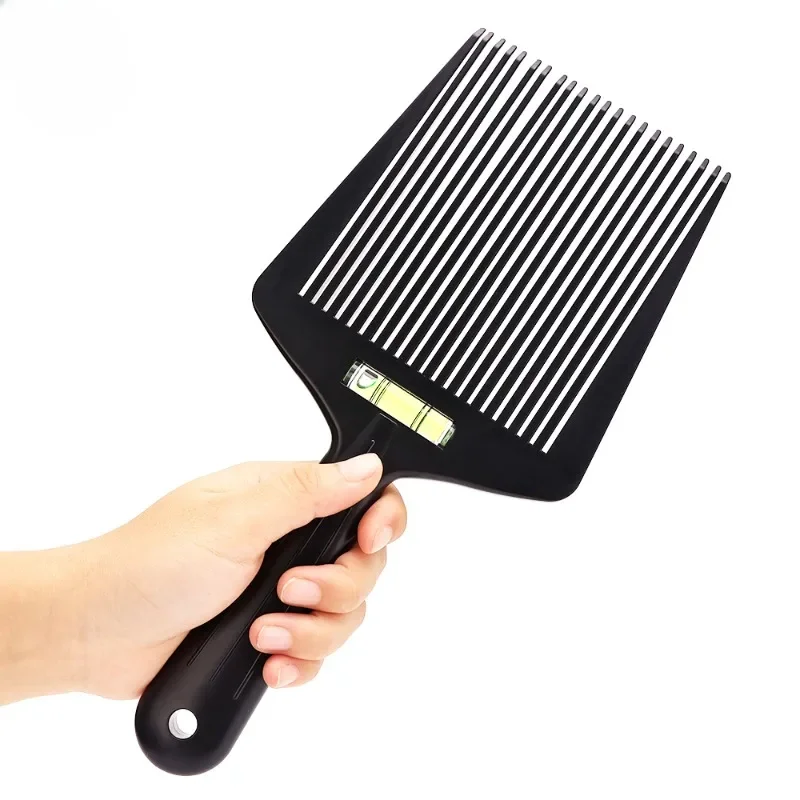 Flat Top Comb Barber Salon Oil Hair Cutting Angle Adjustment Large Teeth Comb Styling Hair Brushes Hairdressers Tools