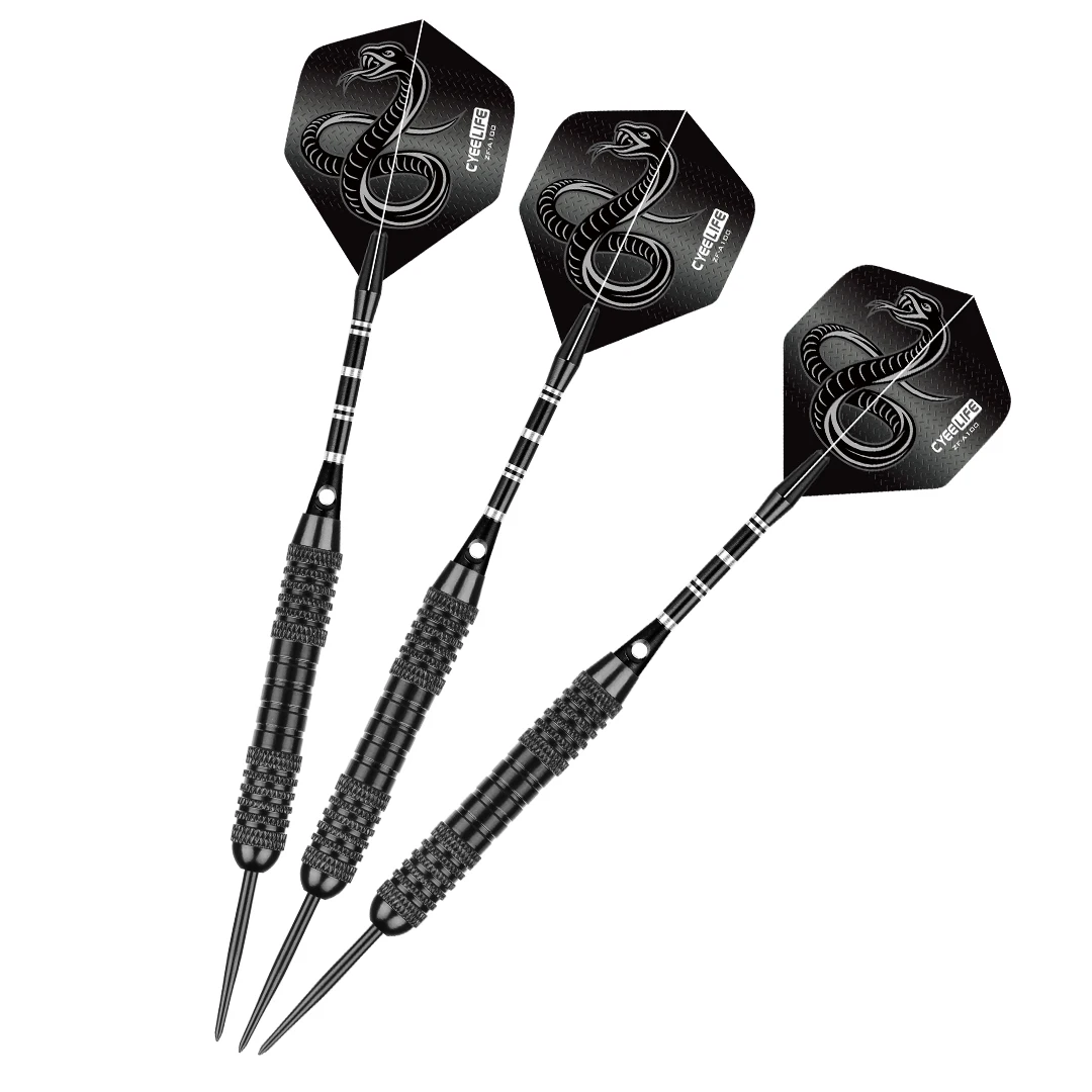 CyeeLife 3pcs Professional Flying Dart Steel Needle Tip Dart Sport Outdoor Indoor Entertainment Game Accessories