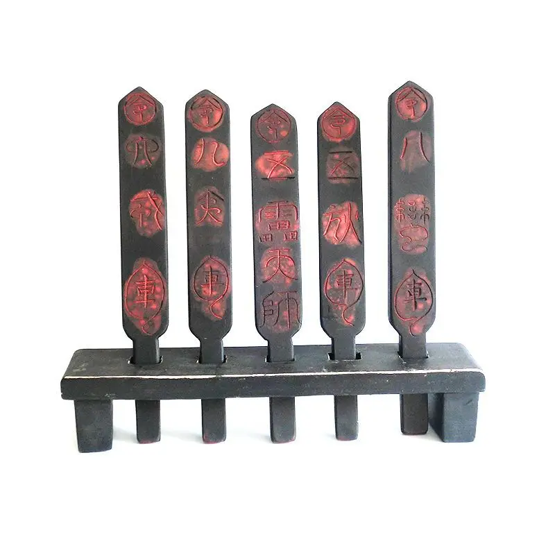 The old method summons the nine heavens, ten thousand gods and five thunder orders, all hand-carved mahogany