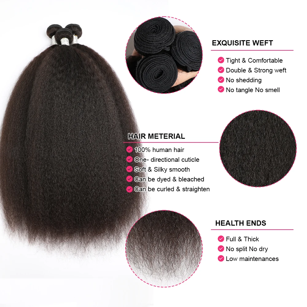 Megeen 12-32 дюйма, натуральные перуанские 100% человеческие волосы для наращивания, курчавые прямые волосы 1/3/4, двойные уточные волнистые волосы для женщин