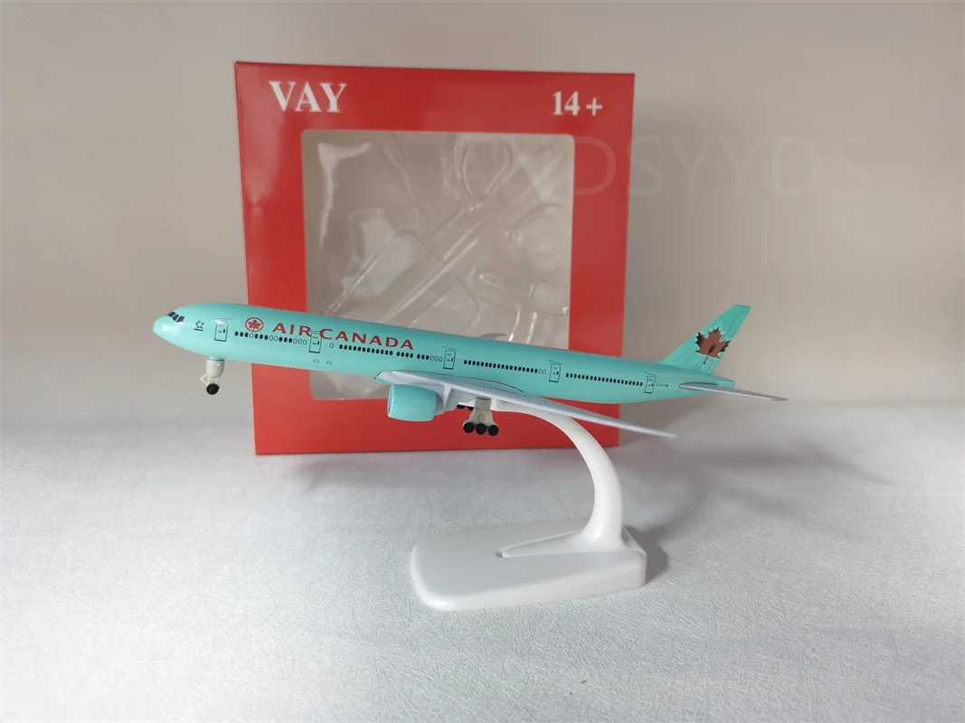 

20cm Aircraft Model 1/400 B777 Air Canada Alloy Plane B777 with Wheel Model Plane Model Kit For Model Plane Collection Gift