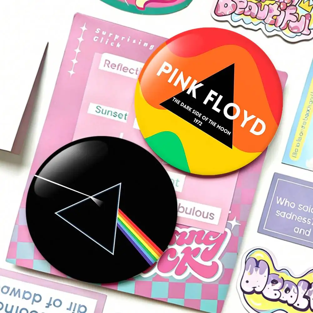 

L-Led Z-ZeppelinES Laser Badge Creative Pins Brooch for Bag Clothes Hat Decor Gifts Fans Collect