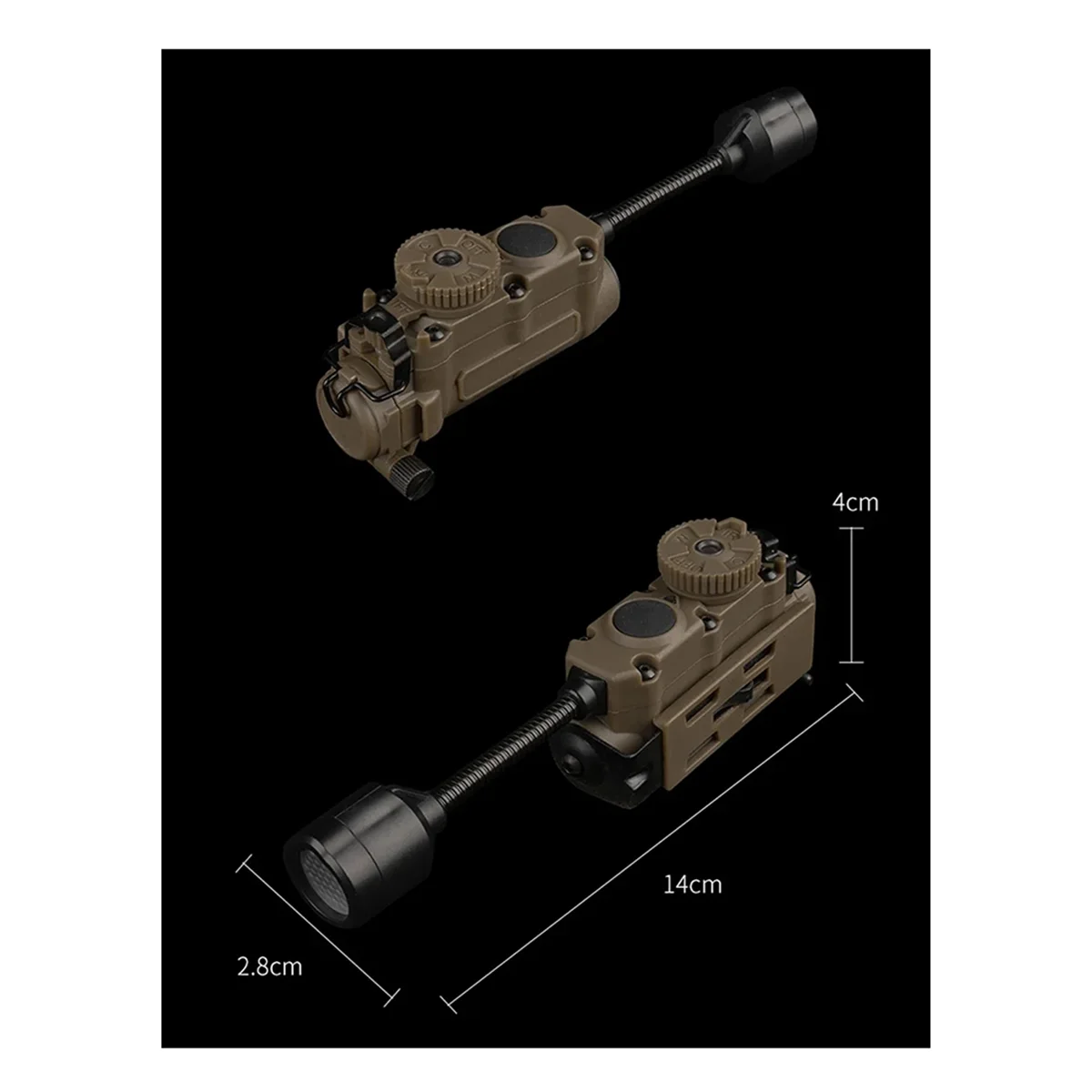 N18R مصباح خوذة مع الأشعة تحت الحمراء ومصباح يدوي ضوء ملون ضوء إحترافي سماعة رأس IFF ضوء مساعد للرياضات الخارجية الزيتون