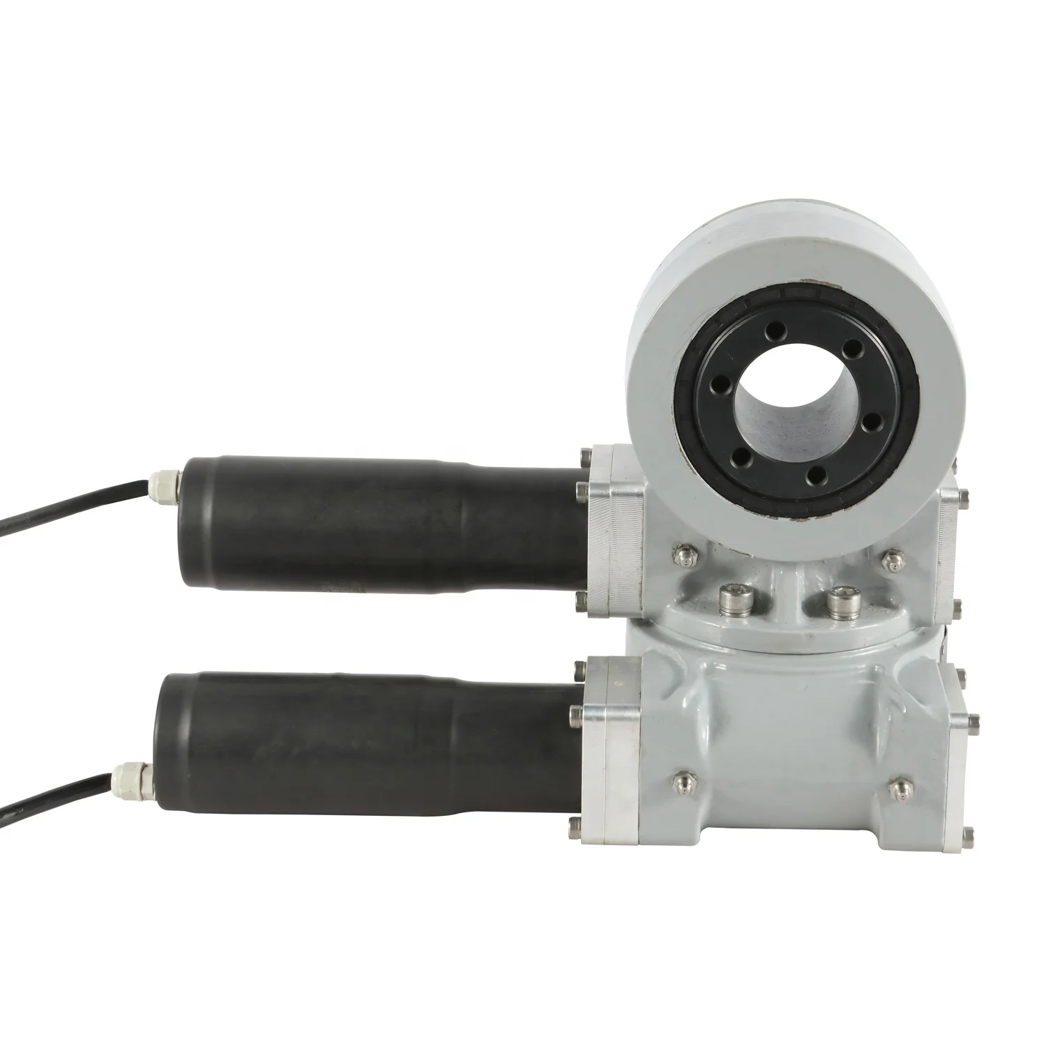 محرك الدوران ثنائي المحور SVH3 24V مخفض سرعة المحرك لنظام تعقب الطاقة الشمسية