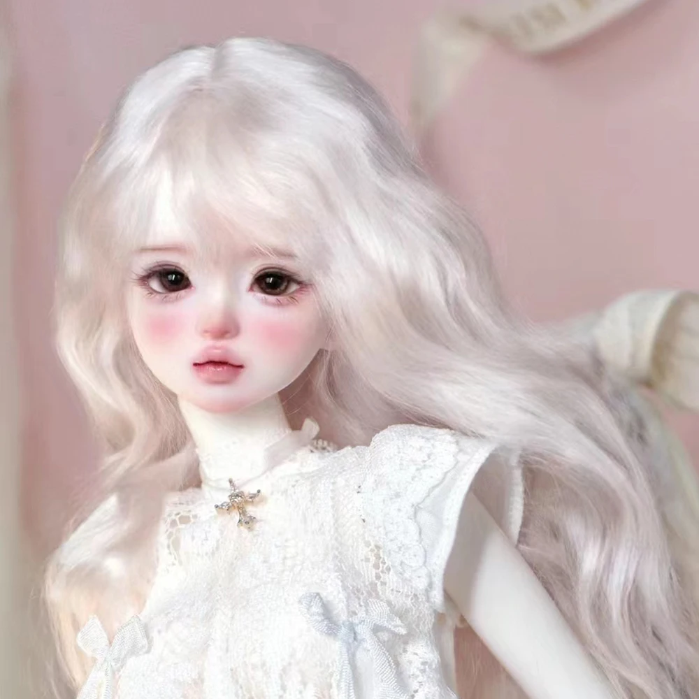 New 1/4 BJD Doll Head With Body No Makeup Resin Material DIY Girl Doll No Makeup With Body For Gifts