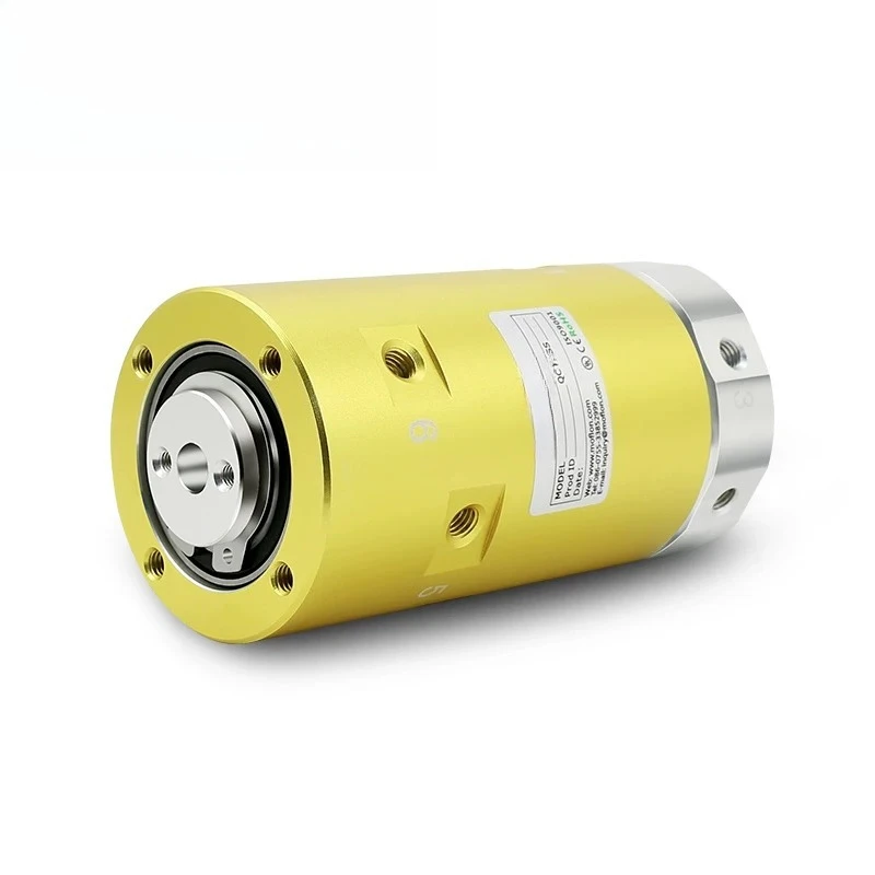 Pneumatic Rotary Joint Hollow 3 Channel High Speed Rotary Union for Air Cylinder Gas Distribution