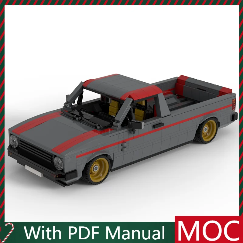 

Лидер продаж, 1041 шт., изысканный серый пикап, модульные строительные блоки, модель для детей, образование, сделай сам, дисплей, игрушка, подарки на день рождения, Рождество