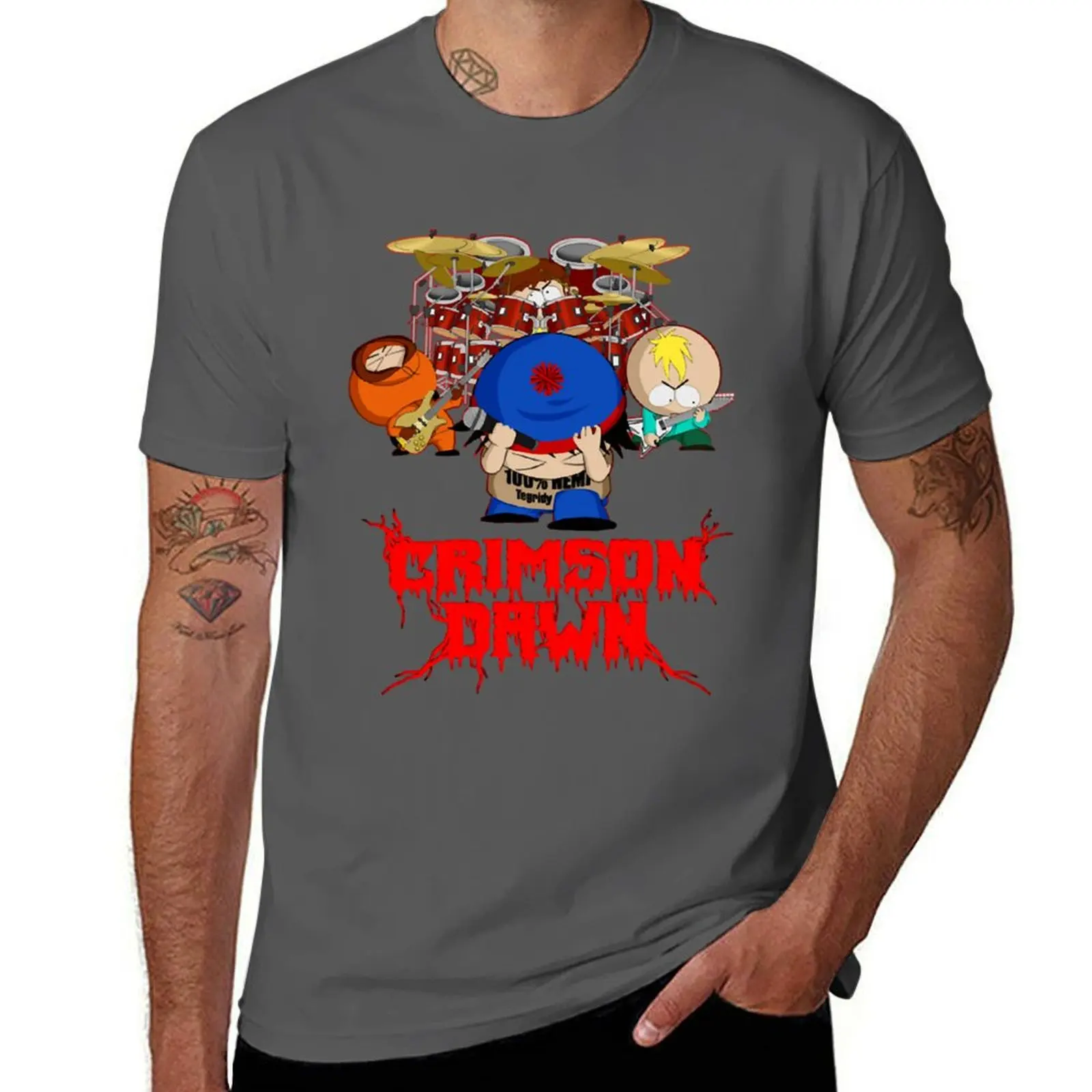 

Crimson Dawn T-Shirt cotton tshirt 100% t shirt man plain t shirt custom print T-Shirt