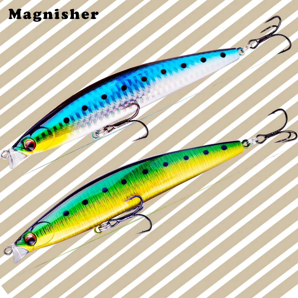 

Новинка, жесткие приманки-карандаш Magnisher, 12,5 см, 20,5 г, топвотерные приманки, рыболовный Поппер, искусственные качественные крючки, рыболовные приманки, Снасть