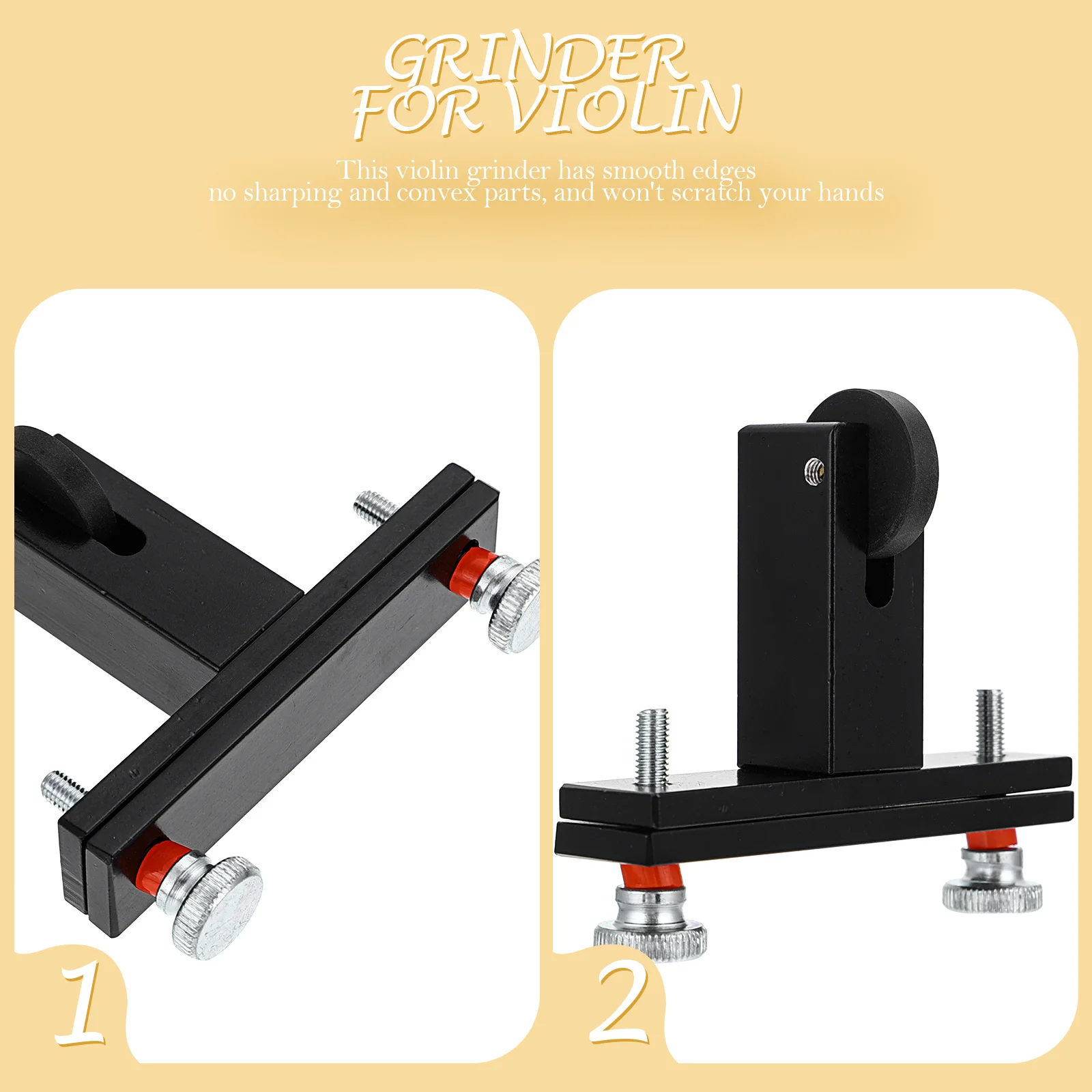 

Exquisite Workmanship Violin Code Polishing Tool Small Size Portable and Practical for Musicians Professional Violin