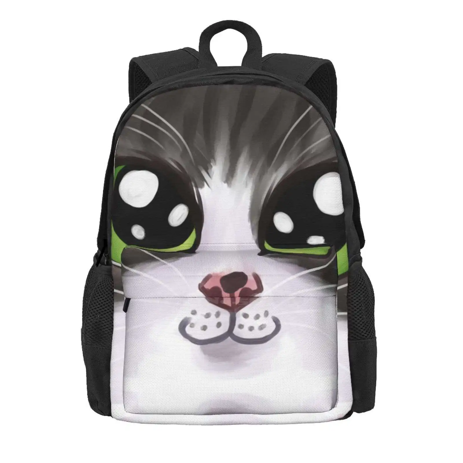 Gnocchi The Cat Hot Sale Backpack Fashion Bags House Cat Tabby Cute Animal Animals Big Eyes Kitten Pets Cute Cat Adorable