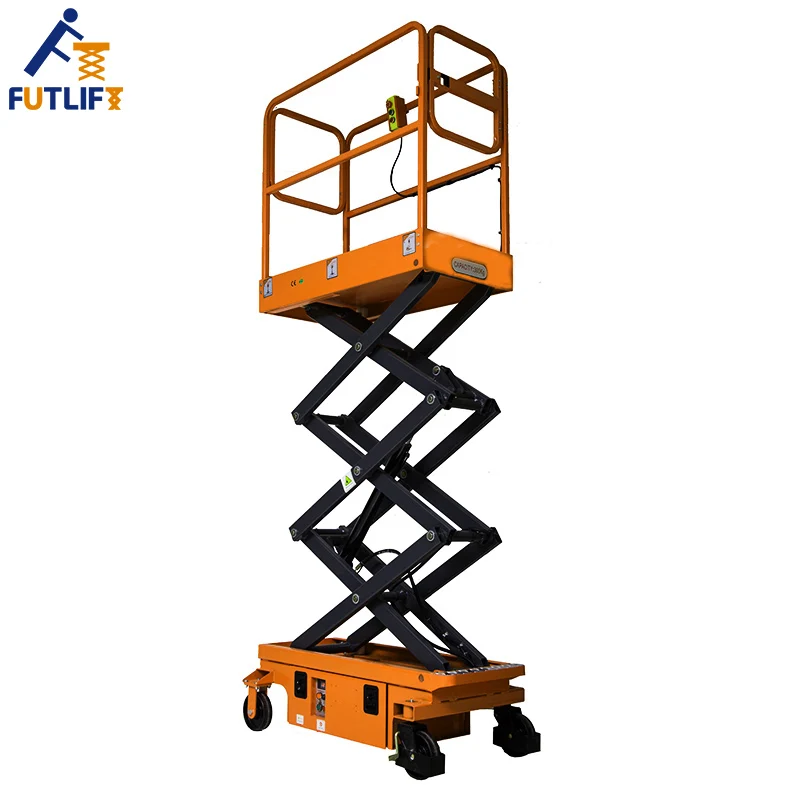 Outdoor Electric Scaffolding Lift Platform 3m 3.9m Mobile Mini Scissor Lift