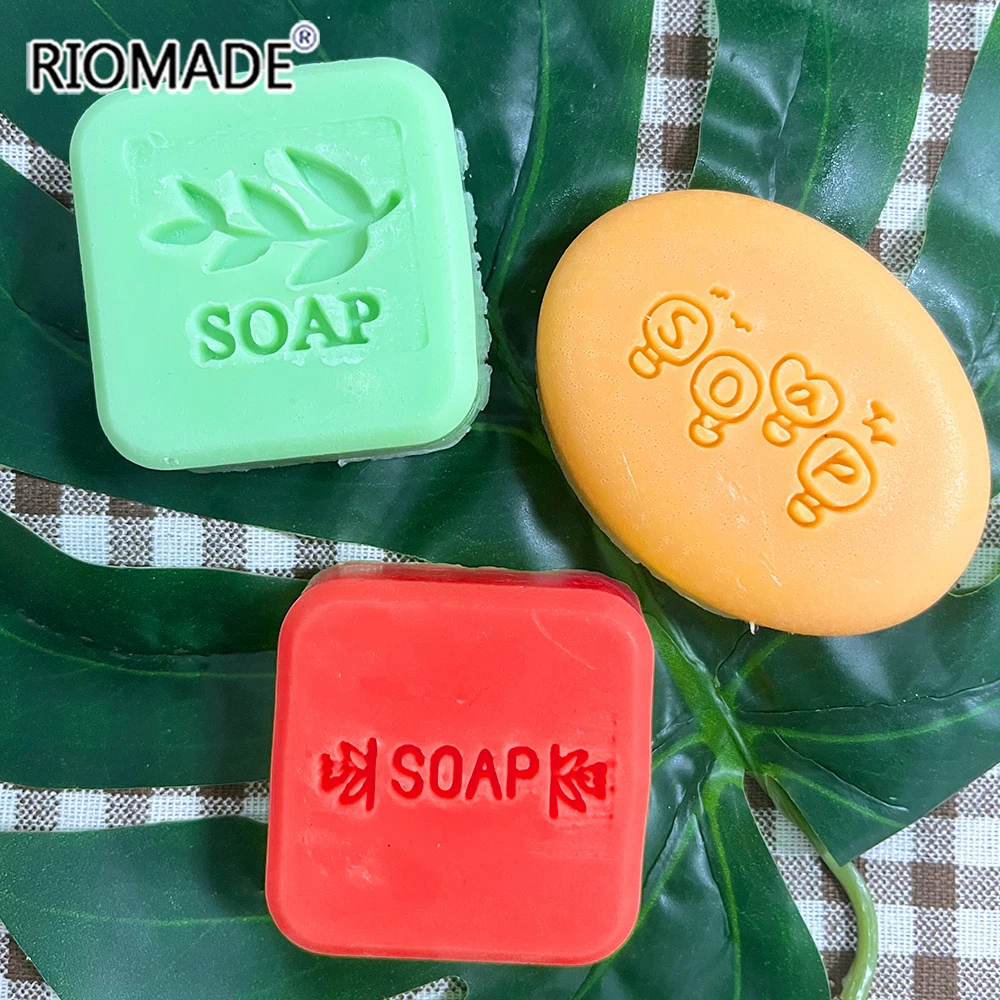 Innovative And Creative SOAP English Alphabet Style Transparent Acrylic Soap Seal Diy Decorative Tool Convenient Hand Made Stamp