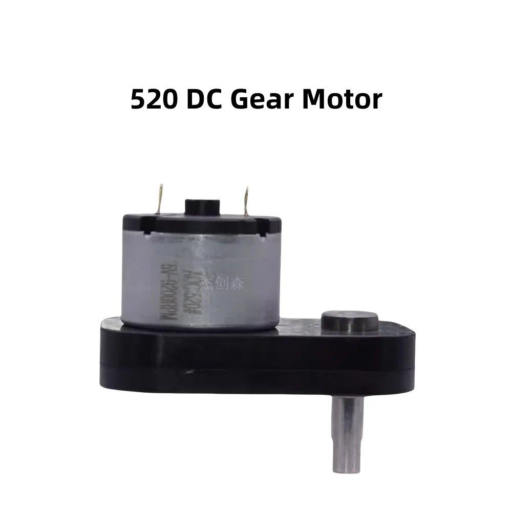 DC3V5V6V 520 DC Gear Motor 5V200RPM Plastic Gear For Mini Washing Machine Electric Home Appliances DIY Model