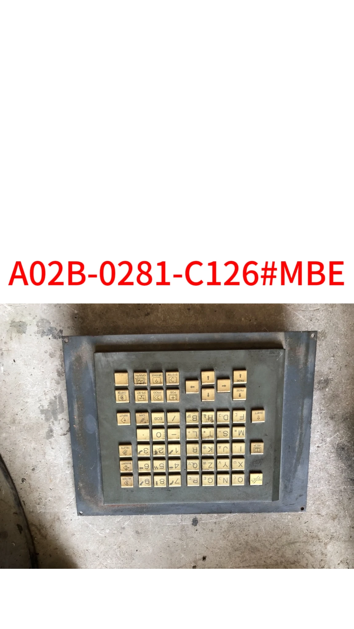 

Second-hand A02B-0281-C126#MBE test ok