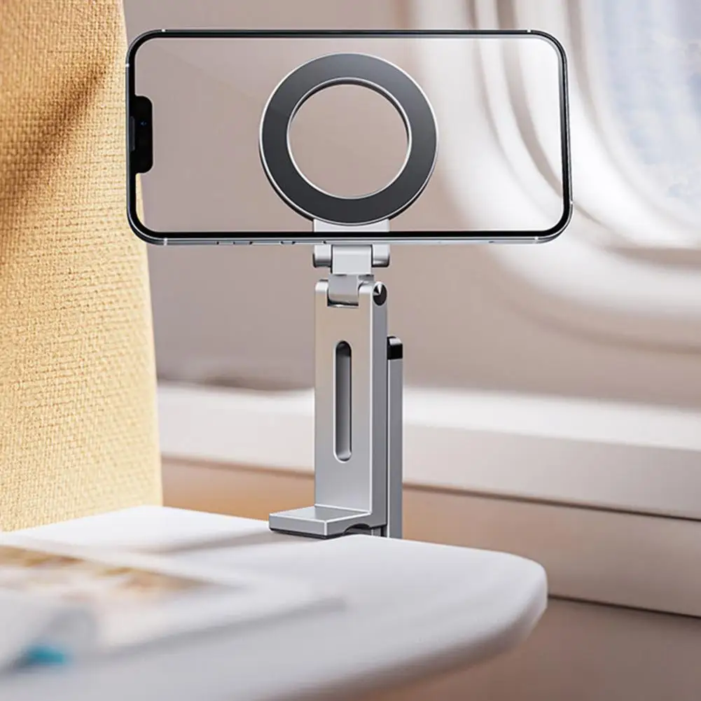 Магнитный держатель для мобильного телефона Магнитный штатив для телефона из алюминиевого сплава для серии Apple с поворотом на 360 градусов для Pro для видео