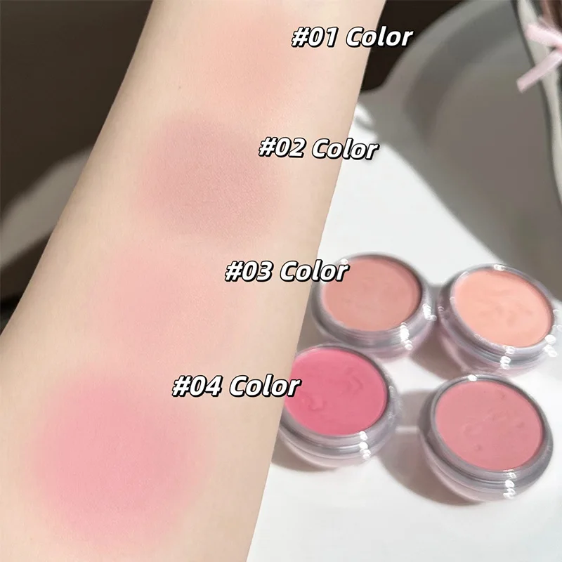 Blush No-Mischief - Uovo per trucco solido multifunzionale per tinta grigio-rosa a bassa saturazione con finitura impeccabile