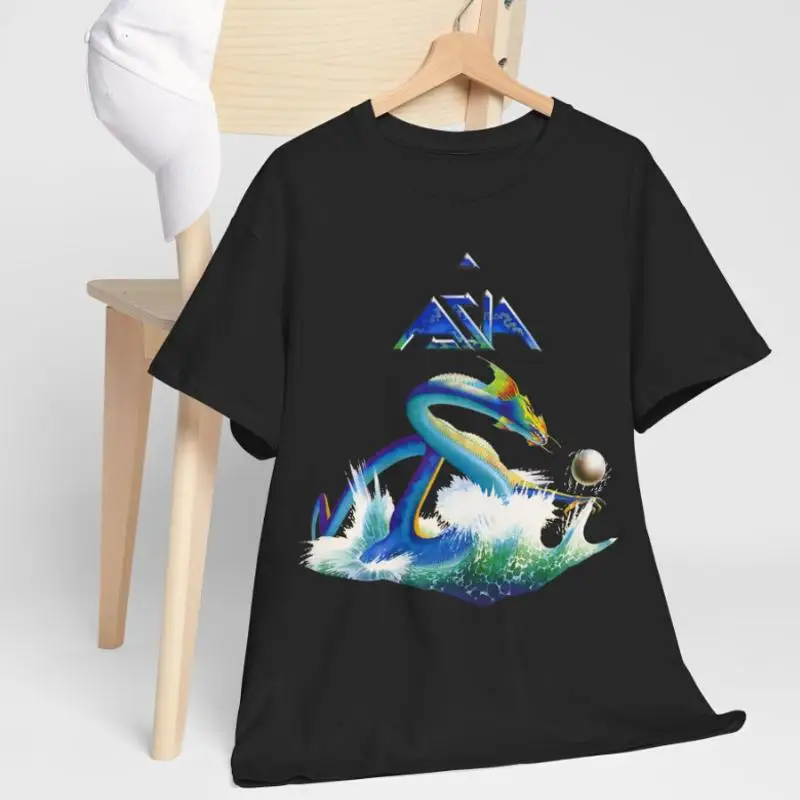 

Vintage Asia band men T shirt Black S to 5XL Retro