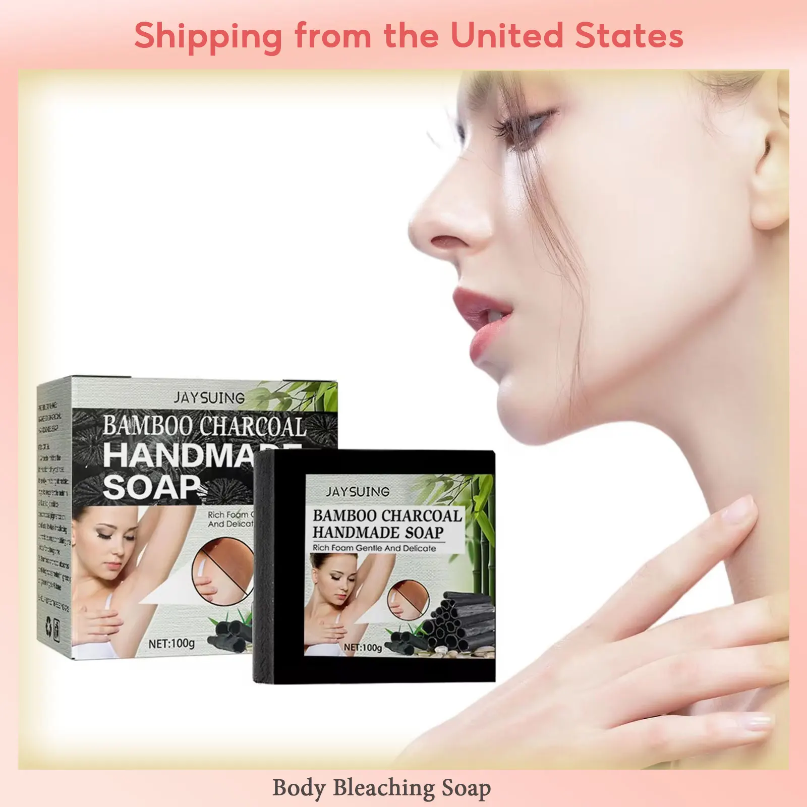 

Armpit Bleaching Soap White-ning Dark Knuckles Fade Elbow Melanin Improve Dull Remove Black Spo-t Nourish Body Cleansing Soap