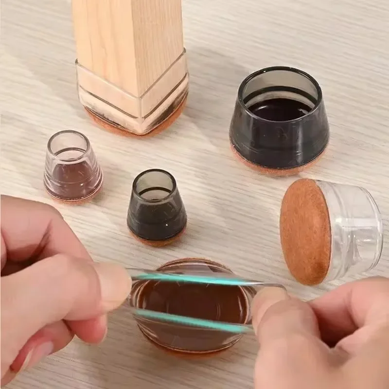 1/36 قطعة سيليكون كرسي الساق غطاء مكافحة زلة الطابق حامي ورأى منصات تقليل الضوضاء الجدول أرجل قطع الأثاث يغطي الطابق الخدوش حصيرة #2