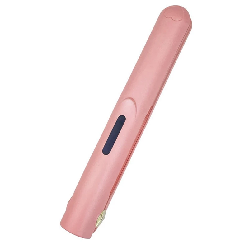 ABKR-Mini Беспроводная USB-зарядка Портативный зажим для завивки и выпрямления волос Маленький выпрямитель для волос двойного назначения