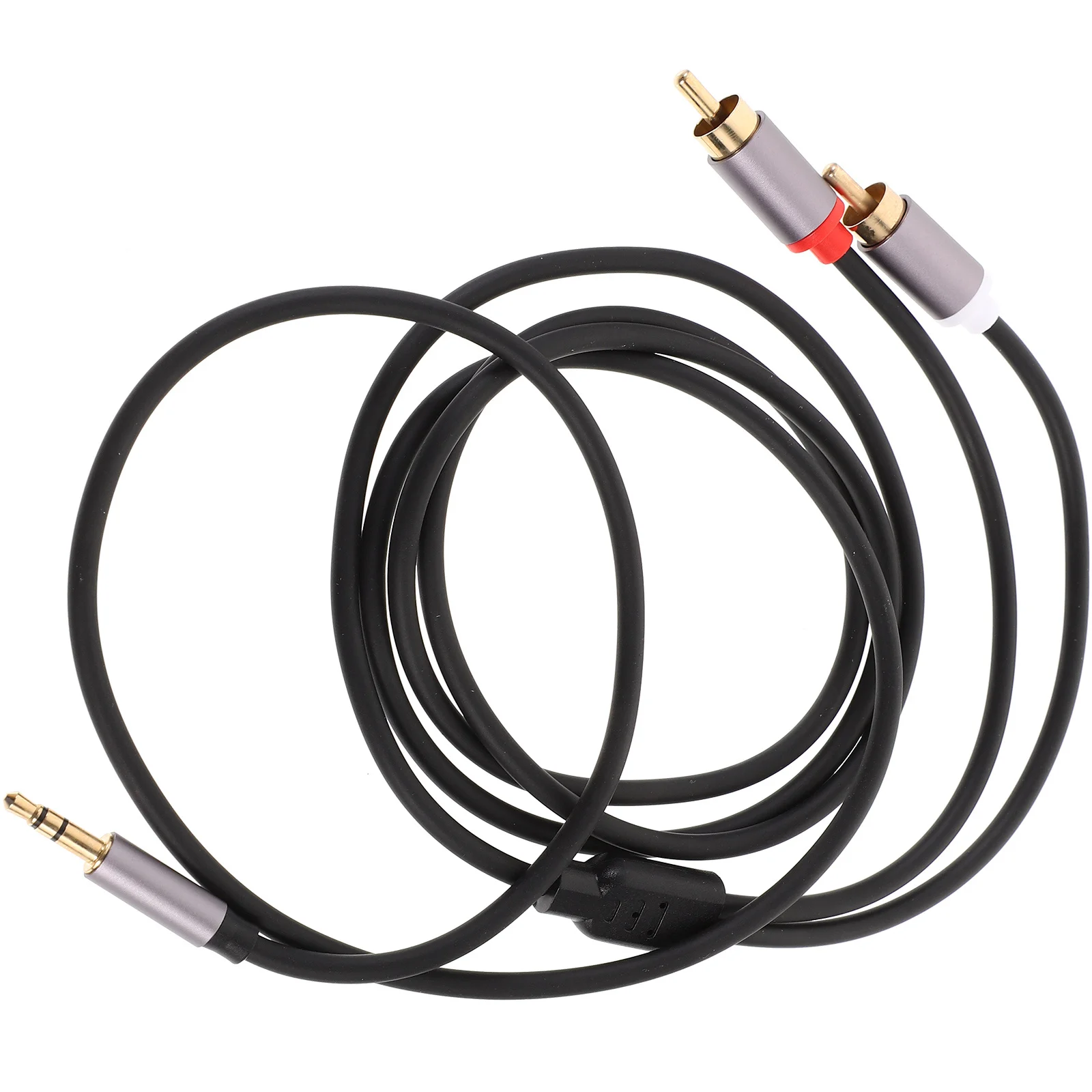 1.5M Dual Rca Audio 3.5Mm To Rca Stereo Jack Cable For Speakers Subwoofer Auxiliary Cord Headphone Extension Cable