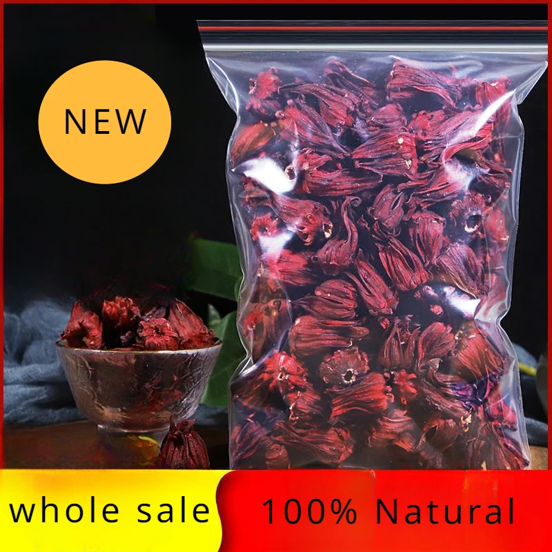 

Top Quality Roselle 100% Natural Dried Flowers For Wedding Decoration Diy Resin Mix Flower Soap Pigment Candle Making Wholesale